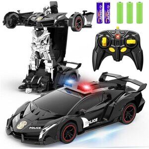 Remote Control Car - Transform Car Robot, One Button Deformation to Robot